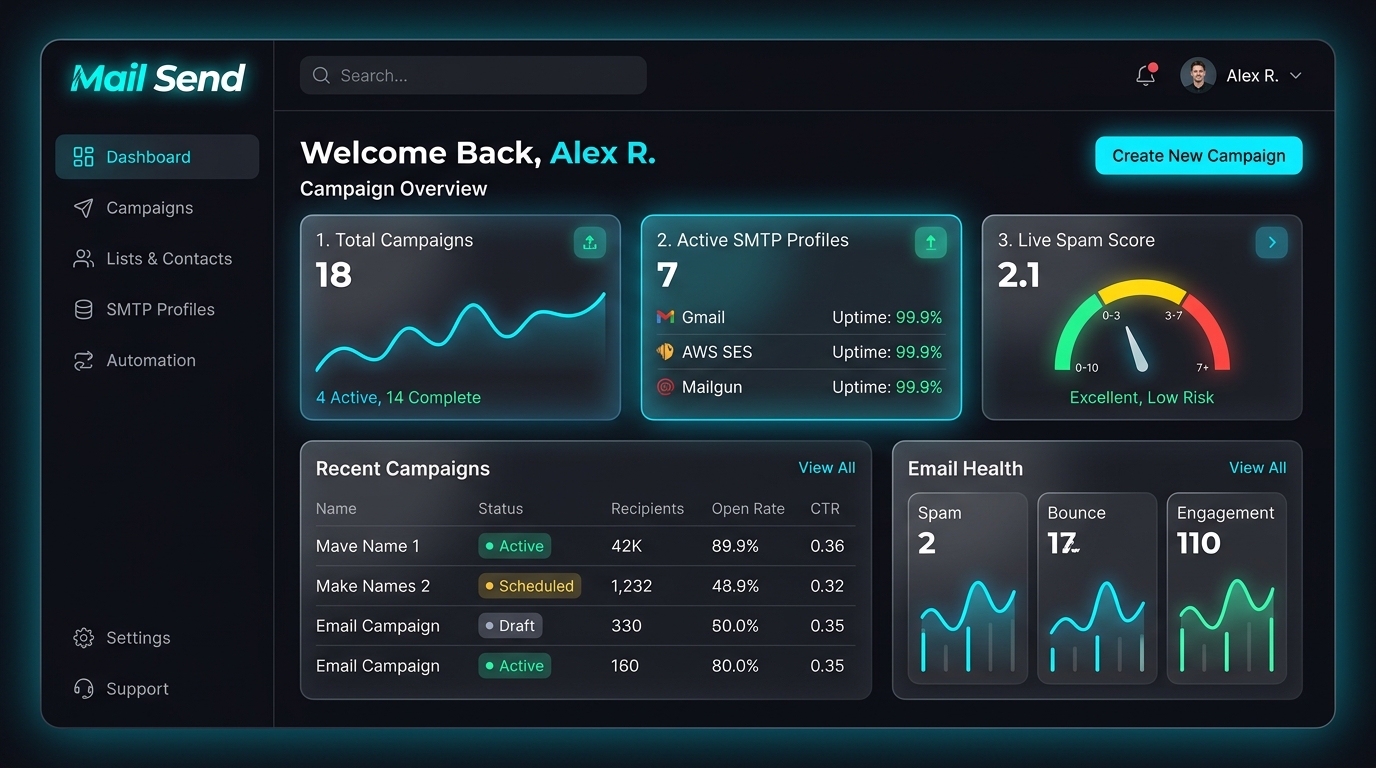 Senderwe Dashboard